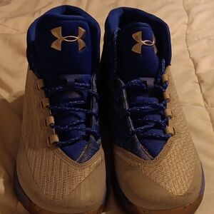 Under Armour Royal Blue and Grey Sneakers